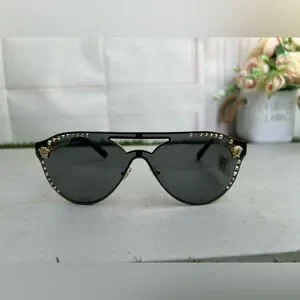 Versace
Rimless Brow Bar Round Sunglasses, 42mm like new Versace | Accessories | Versacerimless Brow Bar Round  main image 3
